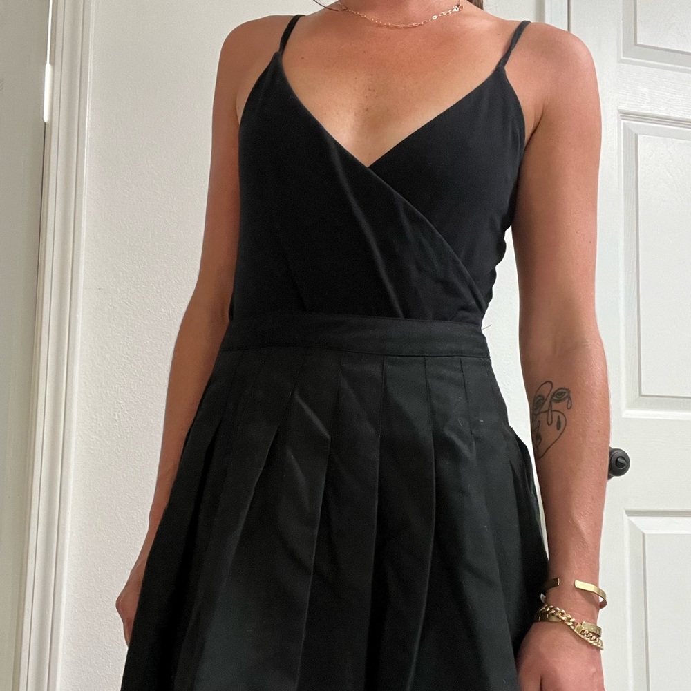 j. crew black body suit
